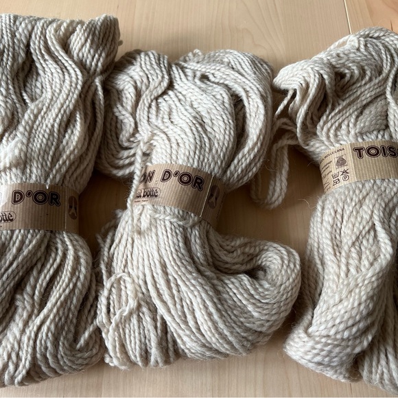 Vintage wool skeins chat botté toison d’or - Picture 4 of 5